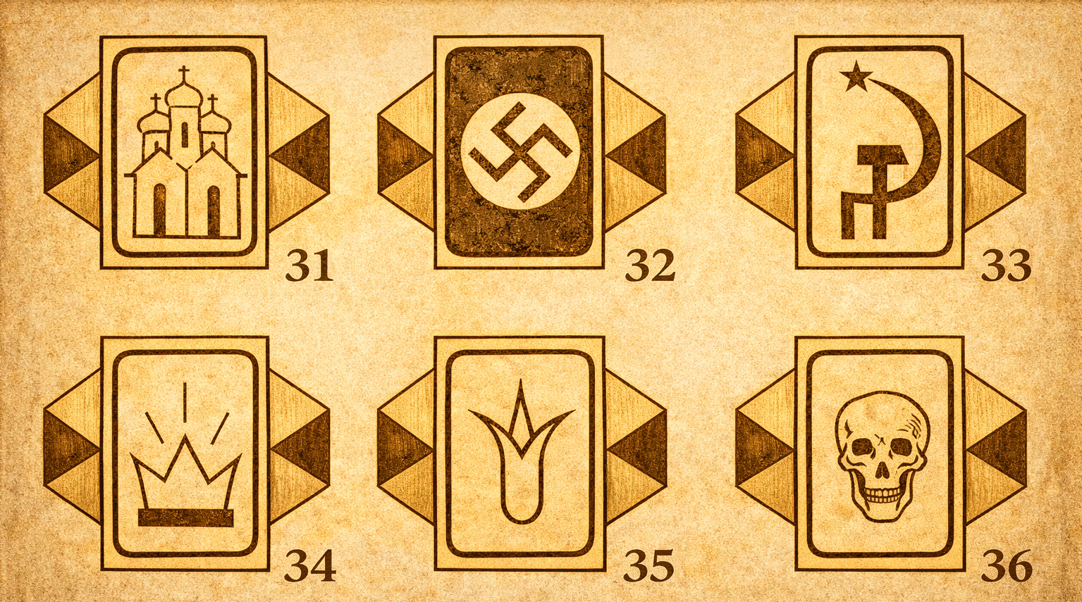 Russian Prison Ring Tattoos (25–36): Literal Meanings and Criminal Code Symbols